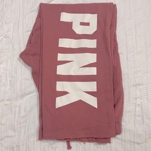 Pink wide leg sweatpants